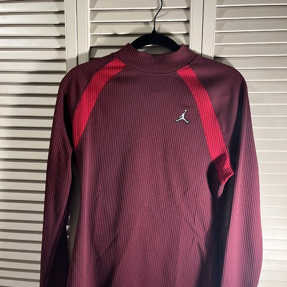 Jordan Ribbed Mock Neck Top - Picture 1 of 5